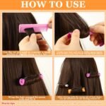 68 Pcs Hair Perm Rods Set - 6 Sizes Plastic Cold Wave Rods with Rat Tail Combs Hair Styling Clips, Perming Rods for Long Short Natural Hair Hairdressing Tools - Image 5