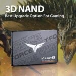 TEAMGROUP T-Force Vulcan Z 1TB SLC Cache 3D NAND TLC 2.5 Inch SATA III Internal Solid State Drive SSD, PC Upgrade (Read/Write Speed up to 550/500 MB/s) T253TZ001T0C101 - Image 4