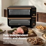Ninja Double Oven Pro Smart XL, 30.2 Qt, 12-in-1, Onyx, DCT801BK | DualZone, Smart Finish, Fits 4.5 lb chicken, Air fry, bake, broil, roast, toast, pizza - Image 3