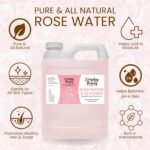 Rose Water & Glycerin Enhanced Facial Toner - 32oz Bulk Alcohol-Free Vegan All Natural Refreshing for Face and Hair - Uplifts, Calming & Soothing for All Skin Types… - Image 3