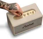 Marshall Acton III Bluetooth Home Speaker - Loud Stereo Sound with Bass and Treble Controls | Plug-in Powered | 3.5mm Aux Input - Cream - Image 8