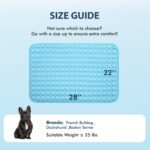 MICROCOSMOS Summer Cooling Mat & Sleeping Pad- Water Absorption Top, Materials Safe, Easy Carry, EZ Clean. Keep Cooling for Pets, Kids and Adults.(Blue, 28" x 22") - Image 8