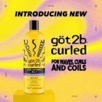 got2b Curled Defining Jelly, Curl Gel for Wavy to Coily Hair | Defines curls and waves, 72-hour frizz control, Moisture-locking with vitamin E and argan oil, Vegan, No crunch formula - Image 3