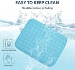 MICROCOSMOS Summer Cooling Mat & Sleeping Pad- Water Absorption Top, Materials Safe, Easy Carry, EZ Clean. Keep Cooling for Pets, Kids and Adults.(Blue, 28" x 22") - Image 6