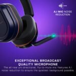 Turtle Beach Stealth 700 Wireless Gaming Headset for Xbox, PS5, PC, Mobile | Xbox Series X|S, Xbox One, PlayStation, Multiplatform, Bluetooth, 60mm Dual Drivers, 80-Hr Battery, Flip-to-Mute Mic, Cobalt - Image 7