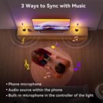 Ledagic IC+RGBW USB Powered Led Light Bar with App & Remote Control, 2 Pack | IC+Rgb & W Smart RGB Light Bar, USB Powered TV Light Bar, Led Lights for TV PC Room Monitor Backlight Gaming Accessories - Image 3
