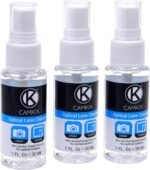 Lens and Screen Cleaning Kit - 3X Cleaning Spray, 3X Microfiber Cloth - Perfect to Clean The Lens of Your DSLR Camera (3 Bottles) - Image 4
