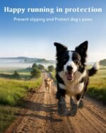 Dog Shoes for Hot Pavement, Breathable Dog Boots Paw Protectors with Adjustable Straps & Non-Slip Sole, Easy On & Off, Waterproof, Easy-Cleaning (Black, XL) - Image 2