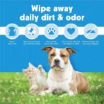 Petkin Pet Wipes for Dogs and Cats, 400 Wipes - Large Pet Wipes for Dogs and Cats - Cleans Ears, Face, Butt, Body and Eye Area - Convenient, Ideal for Home or Travel - 4 Packs of 100 Wipes - Image 8