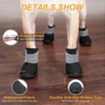 BEAUTYZOO Dog Shoes Small Size Dogs,Breathable Summer Dog Booties & Paw Protectors for Hot Pavement,Anti-Slip Sole Puppy Dog Boots for Hardwood Floors, Outdoor Walking Running,Maltese Yorkie Chihuahua - Image 3