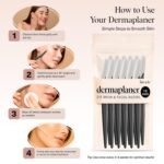 Kitsch Dermaplane Razor for Women Face – Black, 12 pcs | Face Razors for Women & Men, Eyebrow Razor & Face Shaver – Exfoliating Facial Razor & Dermaplaner as Tool for Smoother Skin - Image 8