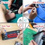 Precision Screwdriver Set, Electronics Repair Tool Kit with Anti Static Mat, ESD Wristband,Fast Home Multi-types Drivers for Phone, Computer, Laptop (Black) - Image 7