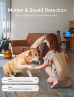 GNCC 2K Indoor Camera for Home Security with Phone App 5G/2.4G WiFi Pet Cam | Mini Pet Cam w/Human/Motion/Sound Detection, Compatible with Alexa, Cloud Storage Optional, Fixed View, Plug-in, 2 Pack - Image 9
