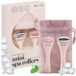 Kitsch Mini Ice Roller for Face Tool Set – Cooling Face Rollers - Blush | Stainless Steel Ice Face Roller to Reduce Puffiness, Redness & Headaches – Cooling Ice Roller for Face Women for Skin Care - Image 2