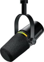 Shure MV7+ USB-C & XLR Podcast Dynamic Microphone - Black | USB-C and XLR dynamic mic with LED touch panel, auto level and pop filter for podcasting, streaming and recording - Image 2