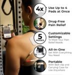 TENS 7000 Rechargeable Tens Unit Muscle Stimulator, Back Pain Relief, 4 Electrodes/Unit Pads, Period Pain Simulator, Muscle Recovery & Growth, Stim Machine, Electrotherapy, TENS Machine - Image 6