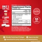 Move Free Ultra Triple Action Joint Support Supplement - Type II Collagen Boron & Hyaluronic Acid - Supports Joint Comfort, Cartiliage & Bones in 1 Tiny Pill Per Day, 64 Tablets (64 servings)* | Type II Collagen Boron & Hyaluronic Acid, Supports Joint Comfort, Cartilage & Bones in 1 Tiny Pill Per Day, Daily Supplements - Image 5