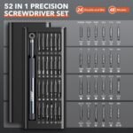 JOREST 52-IN-1 Precision Screwdriver Set, Mini Repair Tool Kit with Torx for Macbook, Computer, Laptop, iPhone, PS5, Xbox, Switch, Glasses, Watch, Ring Doorbell, Electronic, Small Gift Gadget for Men - Image 7