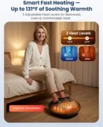 COMFIER 2026 Shiatsu Foot Massager with Fast Heat, Kneading Rolling Compression, Extra Vibration, FSA Eligible HSA Store, Plantar Fasciitis,Neuropathy Pain, Bigger Size 13IN, Gift for Men,Women - Image 5