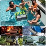 Portable Speakers Bluetooth Wireless, 90W Max Loud Outdoor Speaker with Deep Bass, IPX6 Waterproof, Floatable, Custom EQ, 40H, Dual Pairing, Subwoofer *2, TF, Large Speaker for Beach/Garage/Jobsite - Image 4
