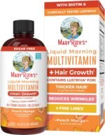 MARYRUTH'S Liquid Multivitamin + Hair Growth, Clinically Thicker Hair, 15oz | Clinically Tested in Women for Thicker Hair & Facial Wrinkles, Biotin 10000mcg, Lustriva Hair Growth Supplements, Skin Care - Image 2