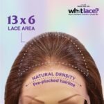 Sensationnel What Lace 13x6 Wig-Latisha, 1B OFFBLACK | Lace Front, Hand-Tied, Synthetic, Natural Density Pre-Plucked Hairline, Glueless - Image 3