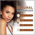 Yoken Organic Jojoba Oil 16oz, USDA Certified Cold Pressed for Skin Care | Cold Pressed Body Oil Women After Shower Unscented Carrier Massage Moisturizer Hydrating Nourishing Essential Mixing - Image 10