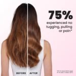 Tangle Teezer Ultimate Detangler Brush, Straight to Wavy, Millennial Pink | Patented two-tier, regular-flex teeth reduce breakage & split ends on wet or dry hair; Shower-friendly hairbrush for all ages - Image 7