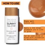 Pacifica Sunny Glow Liquid Face Bronzer Drops - Face Makeup Bronzing For Face & Cheeks for Instant Sun-Kissed Glow - Vitamin C & Glycolic Acid Infused Liquid Bronzer Illuminating Highlighting Clean - Image 13