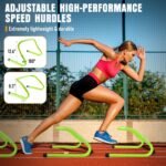 Agility Ladder, Agility Speed Training Equipment Set, 20ft Speed Ladder | 4 Hurdles, 12 Soccer Cones, Jump Rope, Running Parachute, Soccer Football Basketball Training Equipment Accessories - Image 5