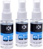 Lens and Screen Cleaning Kit - 3X Cleaning Spray, 3X Microfiber Cloth - Perfect to Clean The Lens of Your DSLR Camera (3 Bottles) - Image 5