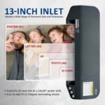 SINCHI 13" Commercial Laminator | 3–10 Mil, 4-Roller, 48s Warm-Up, 17s/Sheet, Heavy Duty No-Jam Design, Works with Cardstock & Dark Prints, Includes 10 Sheets, Ideal for Office, School & Business - Image 5
