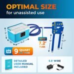 PhysioNatural Cold Therapy Ice Machine for Knee Surgery Recovery – Programmable Continuous Cryotherapy System with Adjustable Knee Pad for Post-Op Swelling, Sprains & Injuries - Image 5