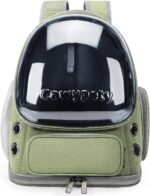 Cawypety Cat Backpack Carrier, Breathable Cat Carrier Large Space Bubble Pet Backpack for Kitty Small Dog up to 15lbs, Transparent & Foldable Pet Carrier for Travel Hiking - Image 9