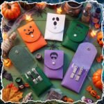24 Set Halloween Manicure Set, Mini Nail Clipper for Treats Gifts | Halloween Party Favors, 3 Pcs Tools Each, PU Cases, Ghost Vampire Pumpkin Designs, Suitable for Goodie Bags and Gatherings - Image 8