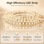 Antok 24x36 LED Bathroom Mirror with Lights, Backlit + Front Lit Vanity Mirror with CRI>90, Dimmable Anti-Fog Smart Mirror with Memory Function, 3 Color Temperatures, Shatterproof Tempered Glass, ETL - Image 3