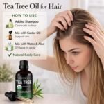 Fiora Naturals Tea Tree Oil, 100% Pure Organic Tea Tree Essential Oil 1 oz | USDA Certified Organic Tea Tree Oil for Skin, Face, Hair, Scalp Care, Nails, Toenails and Diffuser, Melaleuca Alternifolia - Image 4