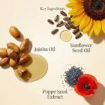 PureJojoba Poppy Cleanse Oil Cleanser & Makeup Remover 250ml | All skin types, emulsifies fully for a residue-free rinse, with jojoba oil and poppy seed oil | Made in Canada - Image 5