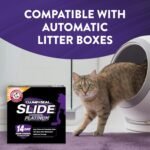 ARM & HAMMER Slide Platinum Easy Clean-Up Clumping Cat Litter, 18 lbs | 24/7 Odor Control, Triple-Action Freshness, Non-Stick, Low Tracking, 99.9% Dust Free, Multi-Cat Formula, Scented - Image 5