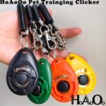Pet Training Clicker with Wrist Strap - Dog Training Clickers for Puppy, Cat, Potty, Bird, Horse, Pet, Trainer Training Tools, Behavior Aids (Black +Deep Green + Tangerine + Yellow) - Image 4