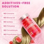 Hair Oil Capsules - Hair Vitamins A, E, & Pro B5 - Serum Enriched with Argan Oil, Macadamia, Avocado Oils & Moroccan Oil for All Hair Types Frizzy, Dry, Curly - For Women & Men (40 Capsules) - Image 8