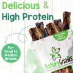 Nature Gnaws Braided Pork Bully Sticks 5-6" Rawhide Free Dog Chew, 20 Count | Long Lasting for Small and Medium Dogs - Natural Bacon Dog Chew Treats - Single Ingredient Pork - No Artificial Preservatives - Image 6
