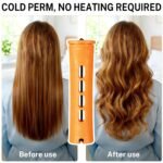 60 Pcs Perm Rods for Long Hair, Cold Wave Perm Rods Set for Women's Long & Short Plastic Curling Rollers for Hair Curling and DIY Hairdressing Styling Tool（0.86 x 3.22 inches） - Image 6