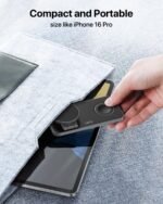 UEQ Foldable 3 in 1 Wireless Charging Station for Apple Magsafe Charger Stand,Fast Magnetic Wireless Charger Station for iPhone 17 Air 16 15 14 13 12 Series,Airpods Pro,Apple Watch Ultra (Pure Black) - Image 10