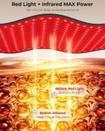 Red Light Therapy Mat for Body, 33"×17" Infrared Mat Wearable | 380 LEDs, Infrared Light Therapy for Back Shoulder Pain Relief, Portable for Home Office Travel, Gift for Men Women - Image 5