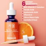 SeoulCeuticals Korean Skin Care 20% Vitamin C Serum for Face + CE Ferulic | 1oz C E Ferulic Vit C Facial Oil with Hyaluronic Acid, Vitamina E, Vegan, Cruelty Free, Anti Aging K Beauty Glow C+E Skincare - Image 7