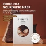 SKIN1004 Madagascar Centella Probio-Cica Nourishing Mask, Face Masks Skincare for Skin Barrier Support, Deeply Hydrating Facial Mask for Nourishing & Elasticity, Korean Skin Care, 0.84 oz / 23ml * 5ea - Image 3