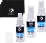 Lens and Screen Cleaning Kit - 3X Cleaning Spray, 3X Microfiber Cloth - Perfect to Clean The Lens of Your DSLR Camera (3 Bottles) - Image 2