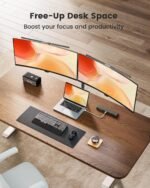 ErGear Dual Monitor Stand, Heavy Duty Adjustable Monitor Desk Mount for 2 Screens up to 32 Inches, Fully Adjustable Height, Tilt, Swivel, Rotate, Supports 17.6 lbs per Monitor Arm, Easy Installation - Image 10