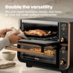 Ninja Double Oven Pro Smart XL, 30.2 Qt, 12-in-1, Onyx, DCT801BK | DualZone, Smart Finish, Fits 4.5 lb chicken, Air fry, bake, broil, roast, toast, pizza - Image 5